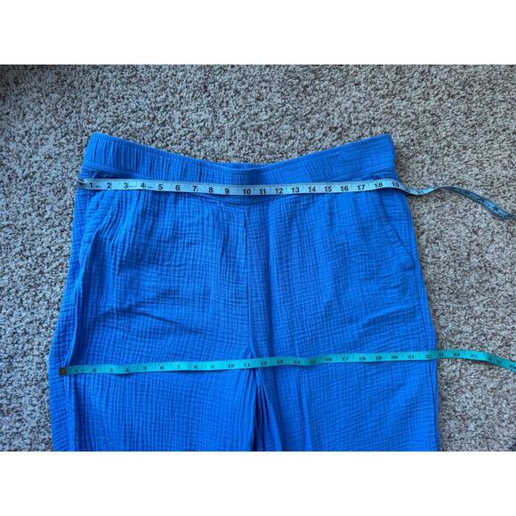TALBOTS womens AIRY GAUZE PULL ON cotton Pants, size XL - Picture 3 of 10
